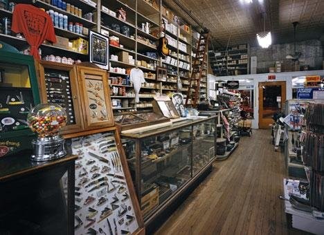 The inside of Tupelo Hardware Company