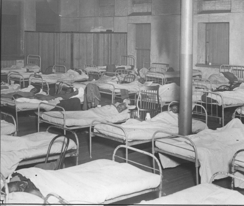 Inside City Hospital No. 2 in 1923