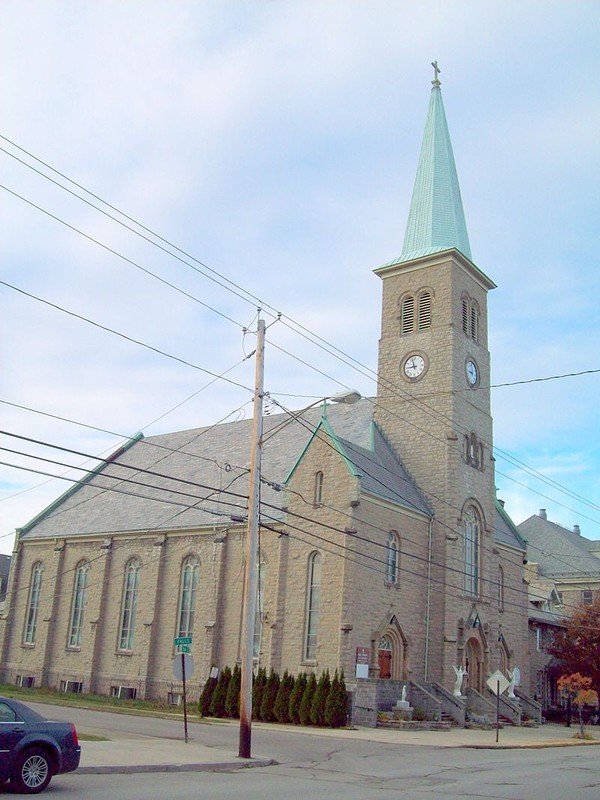 Holy Trinity Roman Catholic Church was built in 1906.