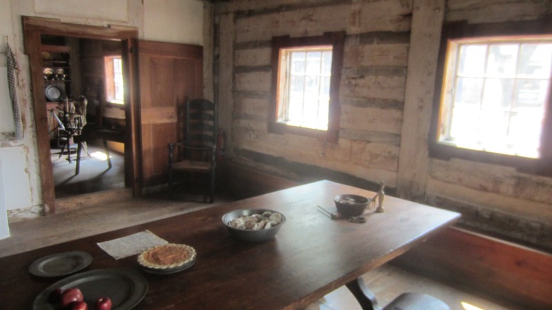 The common dining room in the Golden Plough.  