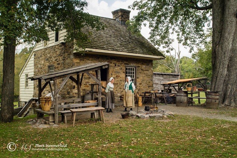 Re-enactors at Philipsburg