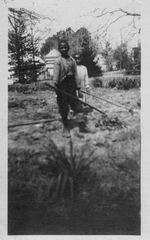 Horace and Janie Woodfolk, children of sharecroppers, employed at Hickory Hill 