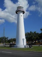 The Biloxi Lighthouse was built in 1848 and operates as a private navigational aid. For over 70 years, women keepers maintained the lighthouse, which was a longer period than any other lighthouse in the country. 