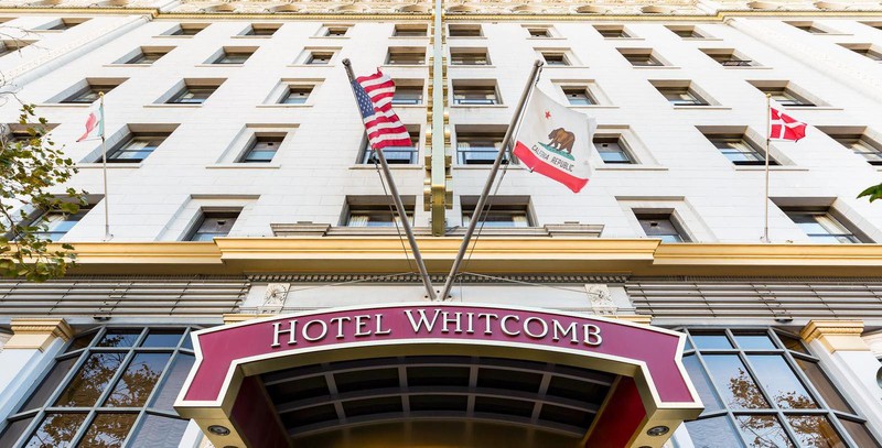 Hotel Whitcomb entrance today