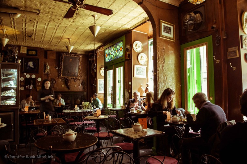 Inside Caffé Reggio today