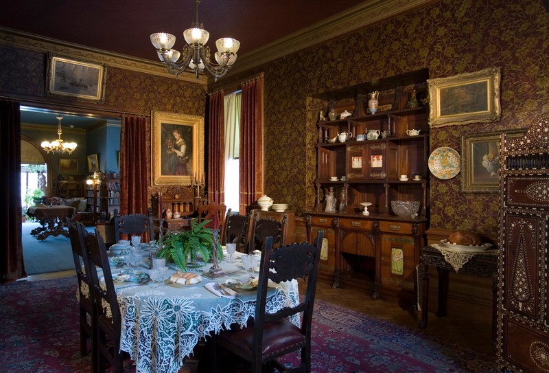 The Dining Room: Most meals were eaten here from small family dinners to small dinner parties