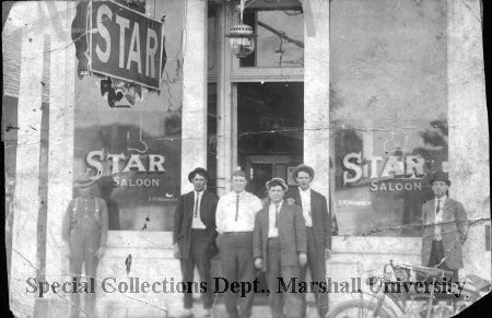 The Star Saloon at 14th St W and 5th Ave, 1915