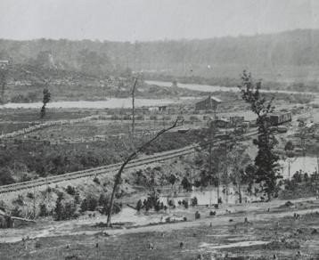 This photo is part of the aftermath during The Battle of New Hope Church.