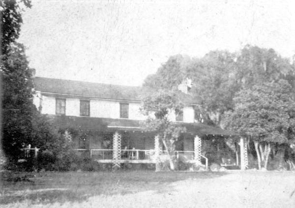 Front view of the George Sauls home — Saulsville, Florida 1910s.