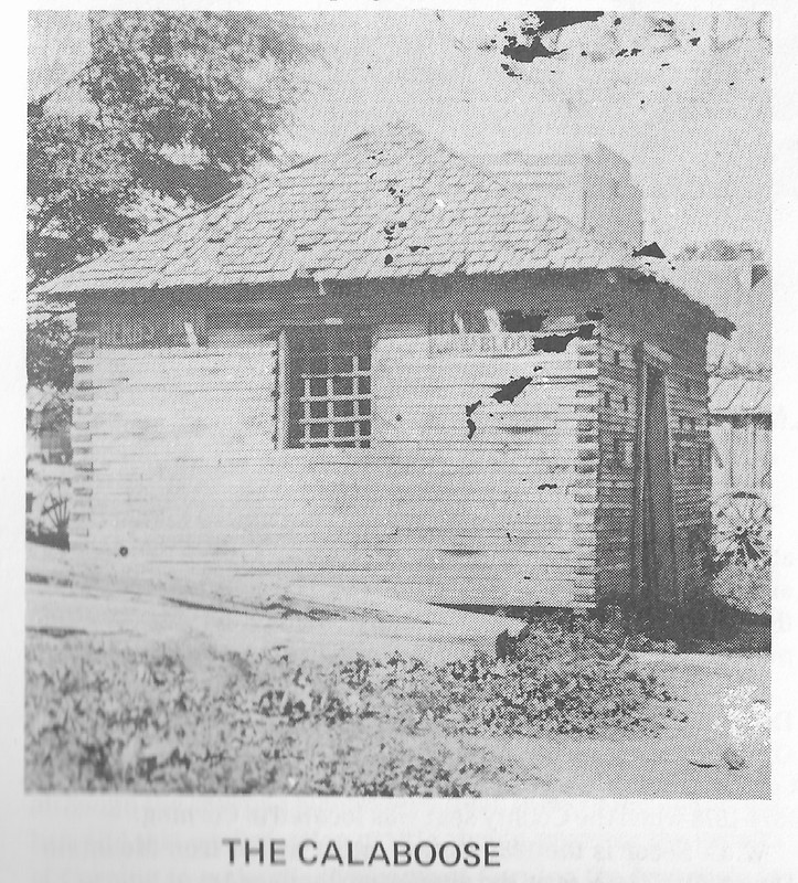 The calaboose is where Luther Bent Taylor and Lafayette Melton were housed before their execution.