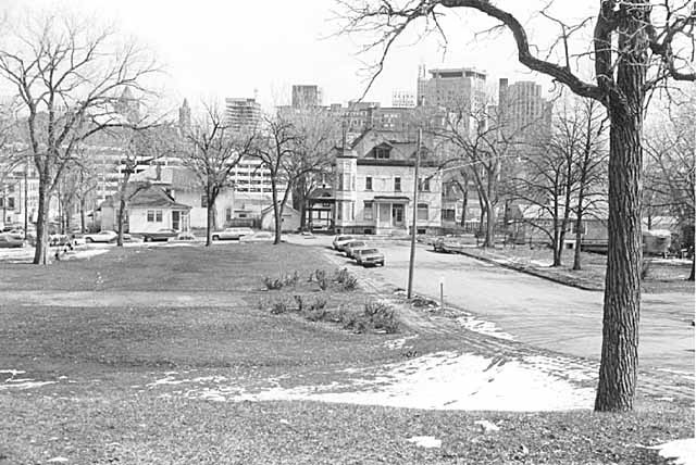 Irvine Park with view of Downtown (1972)