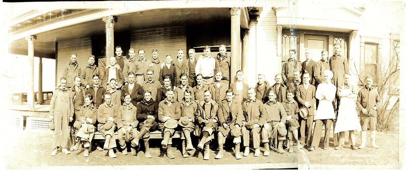 25 of the first original homesteaders in winter of 1933