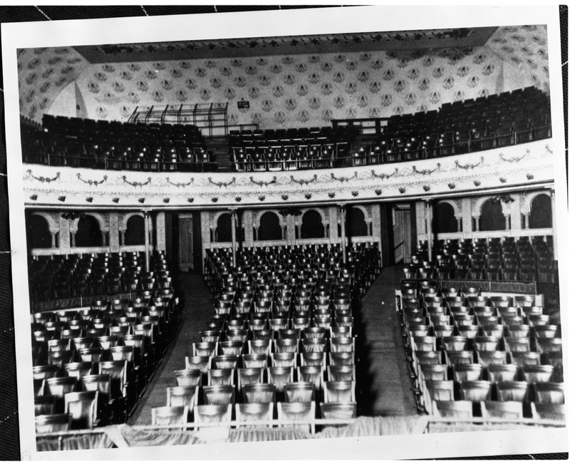 The grand Ingomar Theater, once housed inside the Carson Block Building