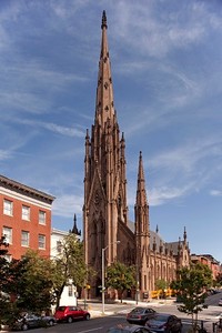 The Gothic Revival church was added to the National Register of Historic Places in 1973.