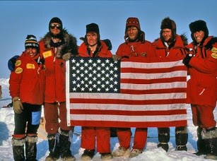 Snow, Sky, Flag, Flag of the united states