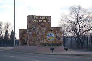 Fort Carson Front Gate 