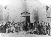 Mexican American residents constructed the original church at this location in 1881- Mount Carmel quickly became the center of the Hispanic community in Tempe