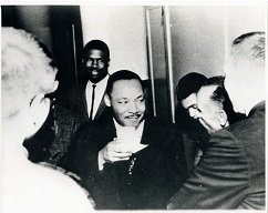 Martin Luther King Jr. Visits the Klein Memorial 