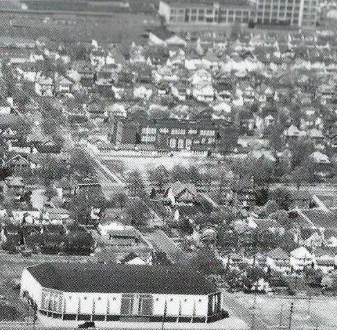 Liggett & Myers is visible at the top right, here in 1955