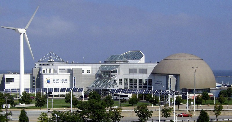 The Great Lakes Science Center opened in July 1996.  