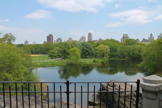 Belvedere Castle in New York City's Central Park. In 1867, Calvert Vaux  created this observation tower placed on top of Vista Rock. Belvedere means  panoramic viewpoint in Italian. The castle is designed