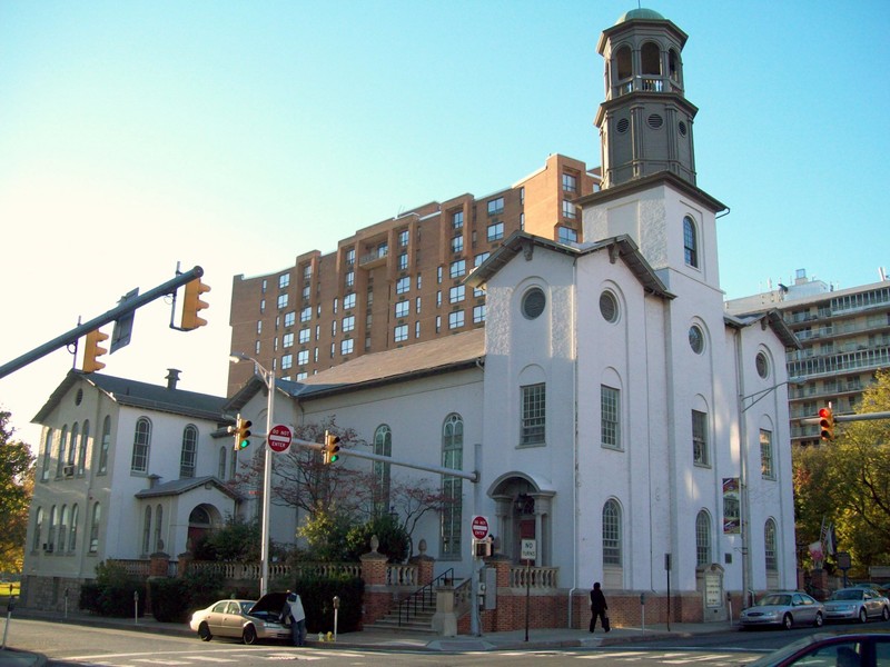 The Salem United Church of Christ has stood at this corner since 1822.