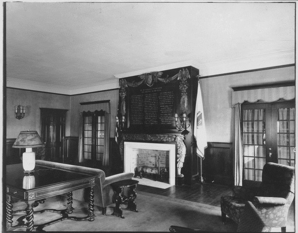 Memorial Hall interior, ca. 1950s