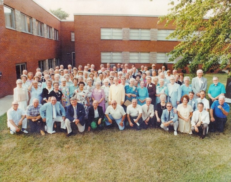 A reunion of Armor Park residents in South Charleston on July 15-16, 1988. Courtesy of South Charleston Interpretive Center.