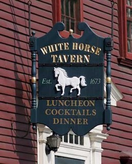 White Horse Tavern store sign