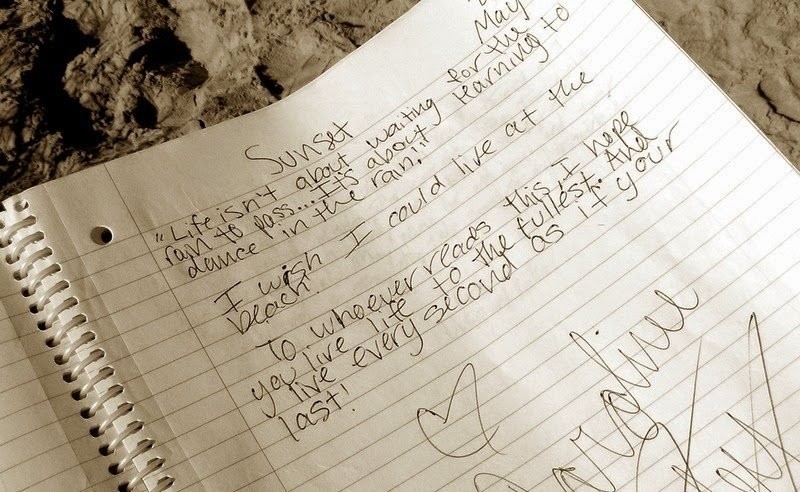 Note inside mailbox