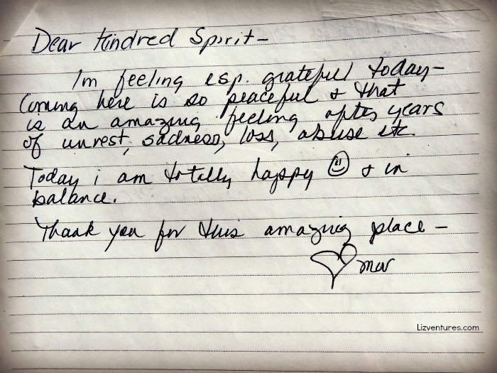 Note inside mailbox