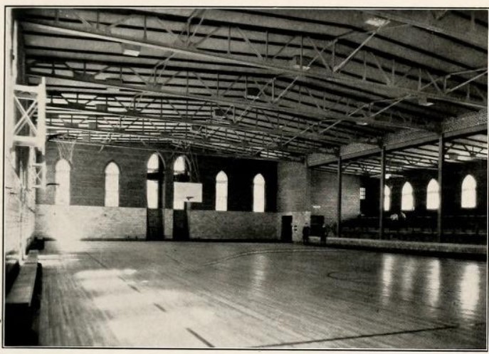 Interior of the Haid Gymnasium