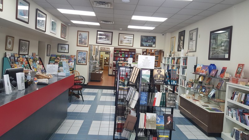 Inside of the JSF Bookstore and Gift Shop and Some of Stuart's Books