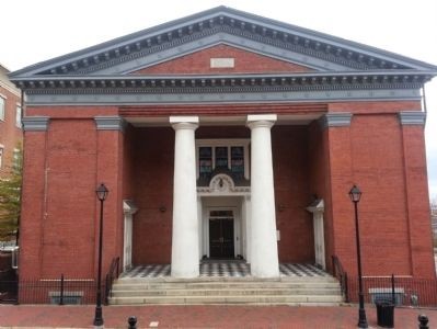 The rebuilt First Baptist Church which is now Randolph Minor Hall at Virginia Commonwealth University