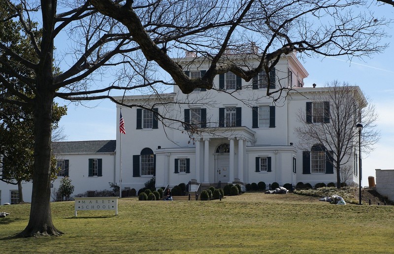 Built in 1801, the Woodley mansion was once located in a rural, wooded area of Washington, D.C.