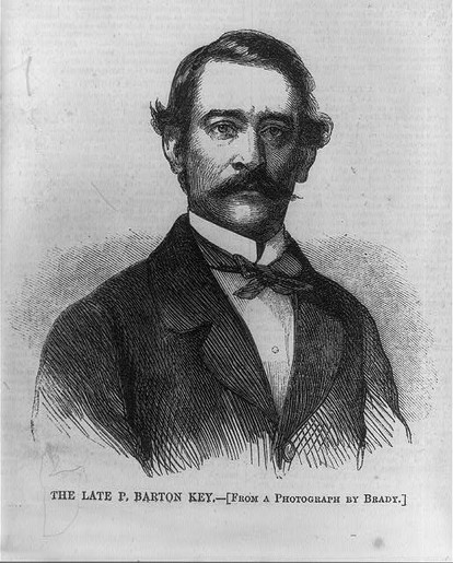 Woodley mansion was constructed by Philip Barton Key, uncle of  Francis Scott Key, the writer of the "Star Spangled Banner." He was inspired by an English manor he visited named Woodley Lodge. Library of Congress.