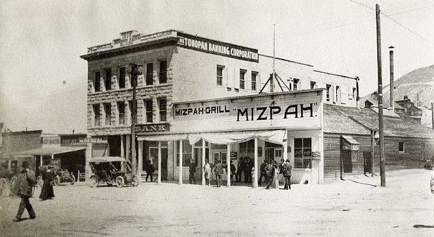 The Mizpah Saloon and Grill which was replaced by The Mizpah Hotel.