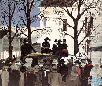 "John Brown Going to His Hanging," painted in 1942.