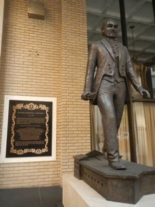 Statue of Alexander Leidesdorff, sculpted by Bay Area artist Bruce Hasson