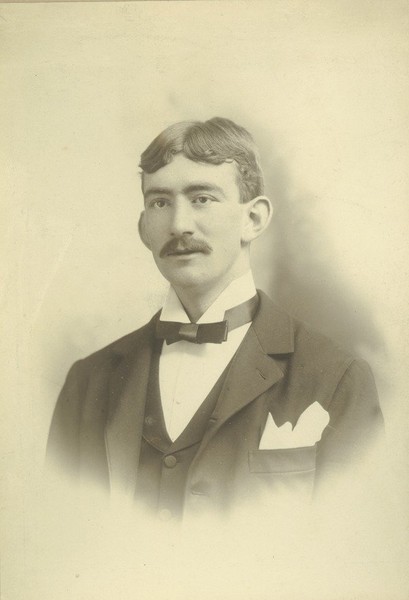 Portrait of L. Bert Cheney, class of 1897. "Southbridge, Mass" and "Q.T.V." written on back. Lovell, J. L. (John Lyman), 1825-1903 (photographer)