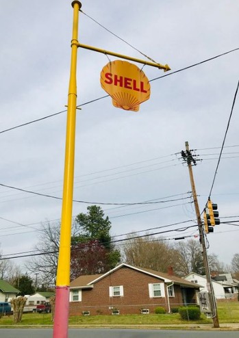 The Shell sign
