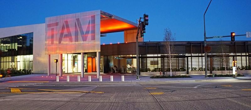 The Tacoma Art Museum was established in 1935 and moved to this location in 2003. Its collection centers on Northwestern American art but also includes art from the rest of the country, as well as European art and Japanese woodblock prints. 