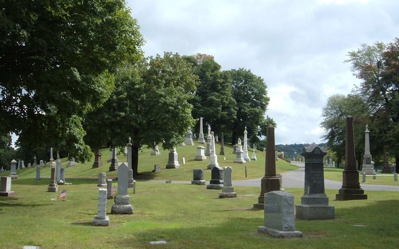 Cemetery, Tree, Grave, Headstone