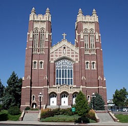 In front of the Church