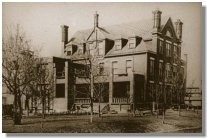 The orphanage was located here on Van Buren from 1896 to 1967 when it closed just ahead of the construction of the interstate.