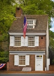 The home at 239 Arch Street was built around 1740, and Betsy Ross is believed to have rented it during the 1770s.