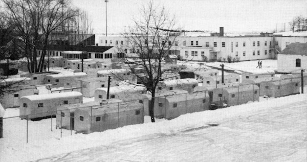 Trailerville in winter 1955