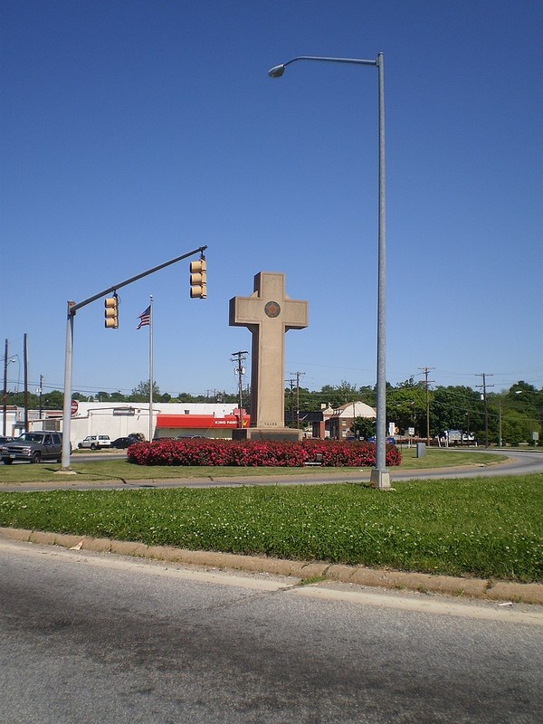 Bladensburg World War I Memorial, better known as The Peace Cross.