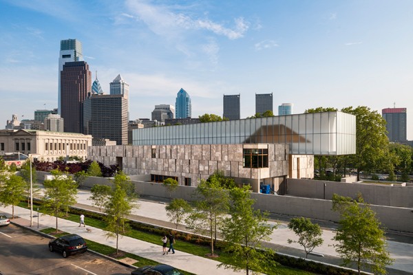 The Barnes Foundation on the Benjamin Franklin Parkway in downtown Philadelphia.