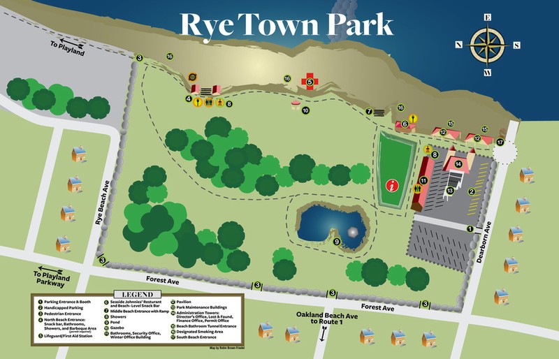 Rye Town Park Map